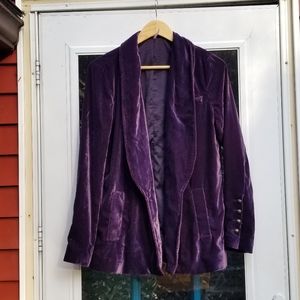 Free People Yesterday's Muse velvet blazer